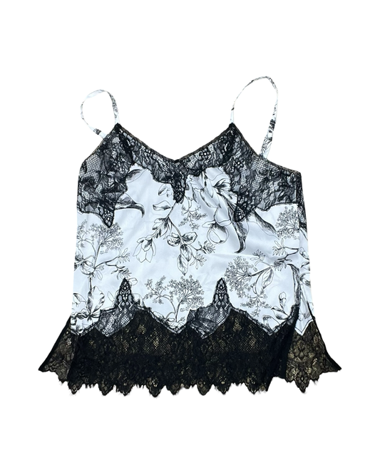 Top Cami By White House Black Market In Black & White, Size:Xs