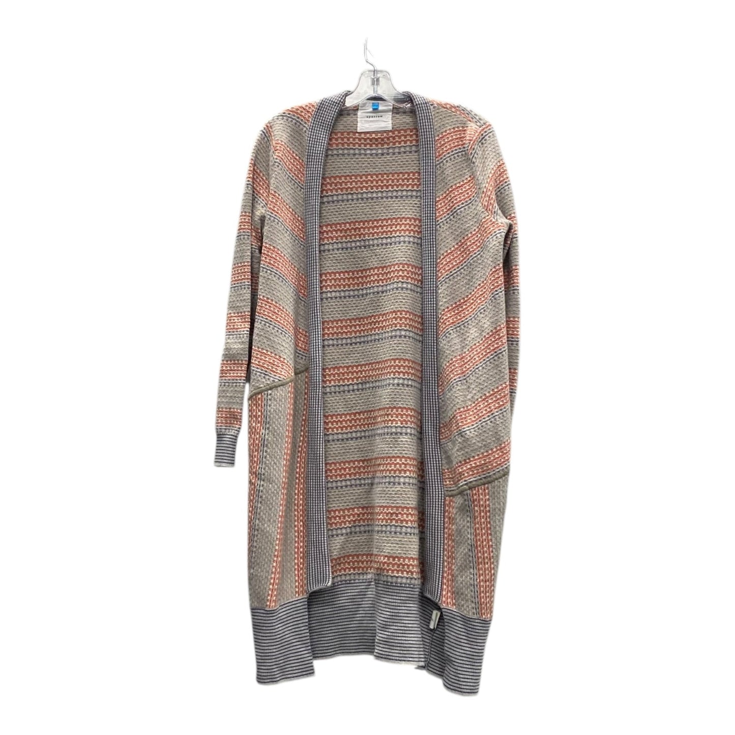 Cardigan By Sparrow In Grey, Size:L