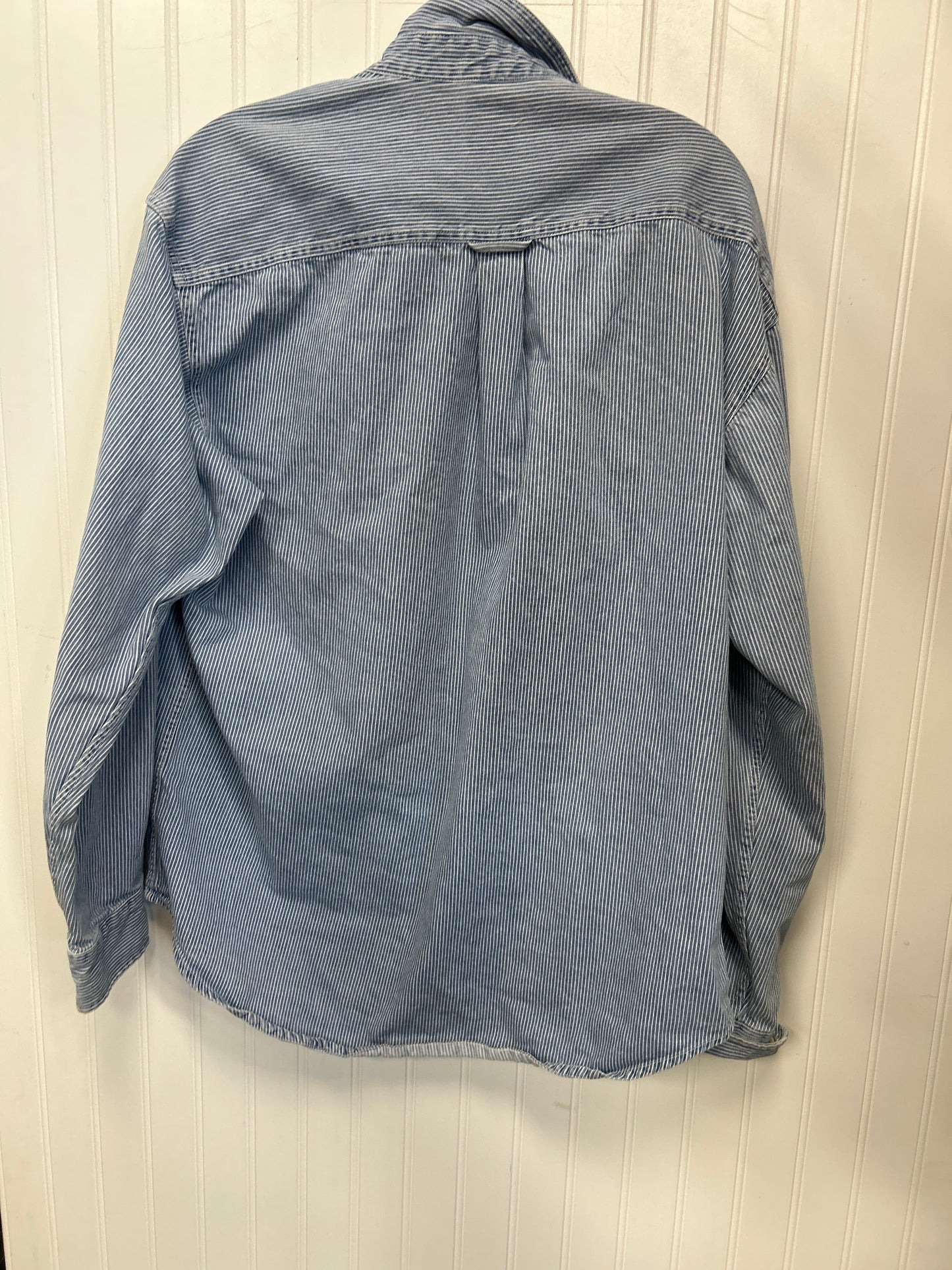 Jacket Denim By Gap In Blue Denim, Size:L