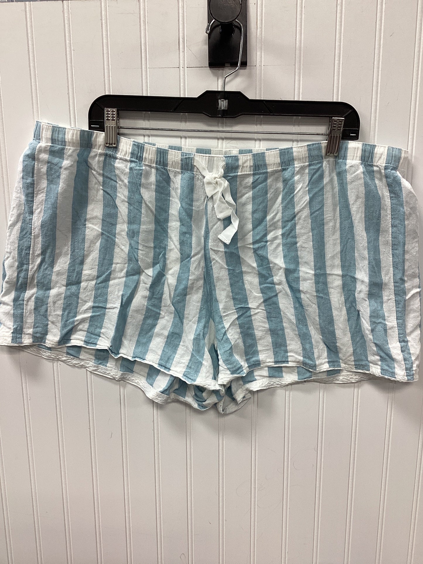 Shorts By Loft In Blue & White, Size:16