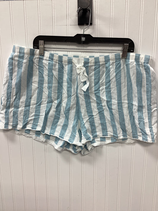 Shorts By Loft In Blue & White, Size:16