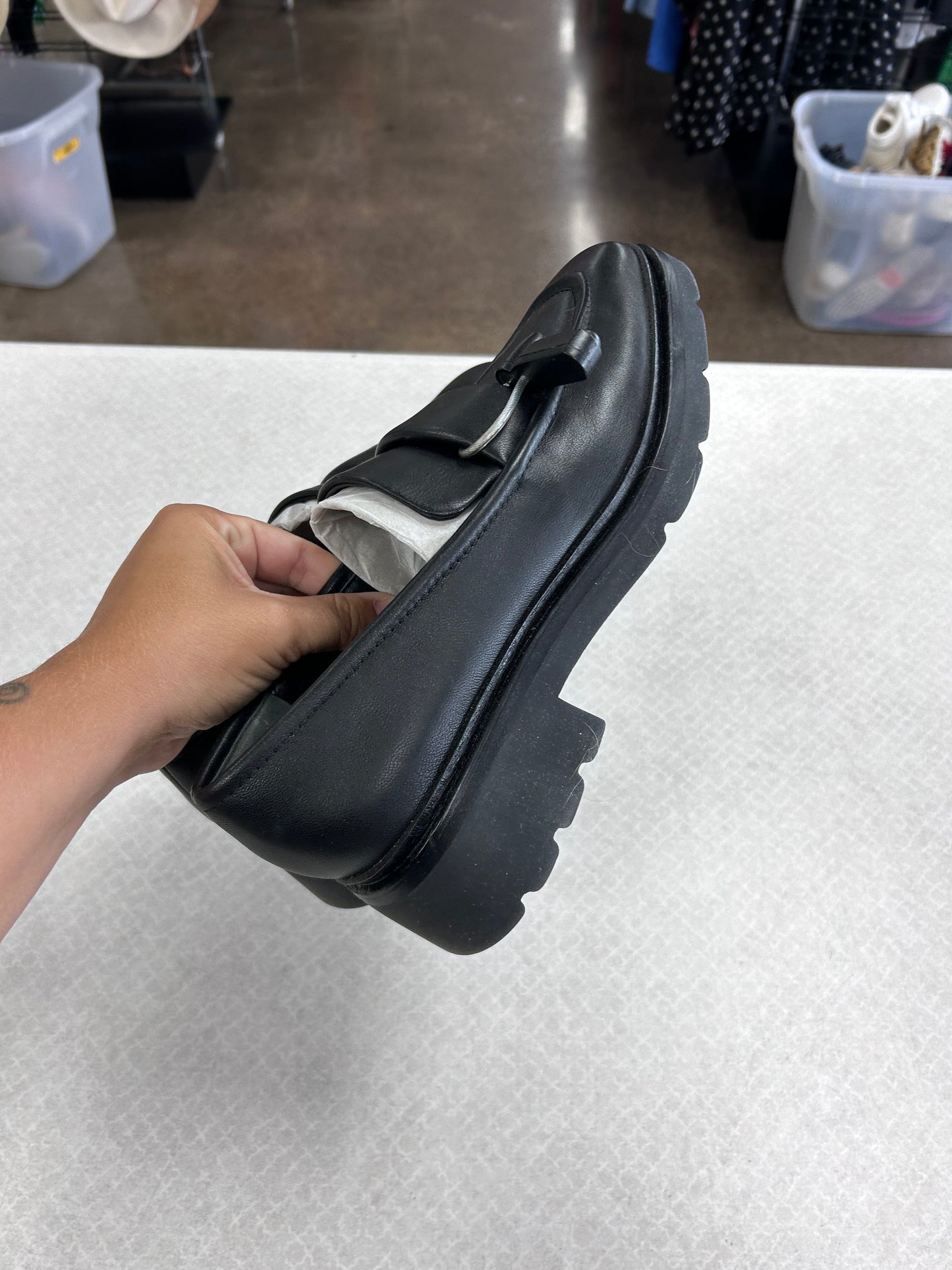 Shoes Heels Platform By Vince In Black, Size:8