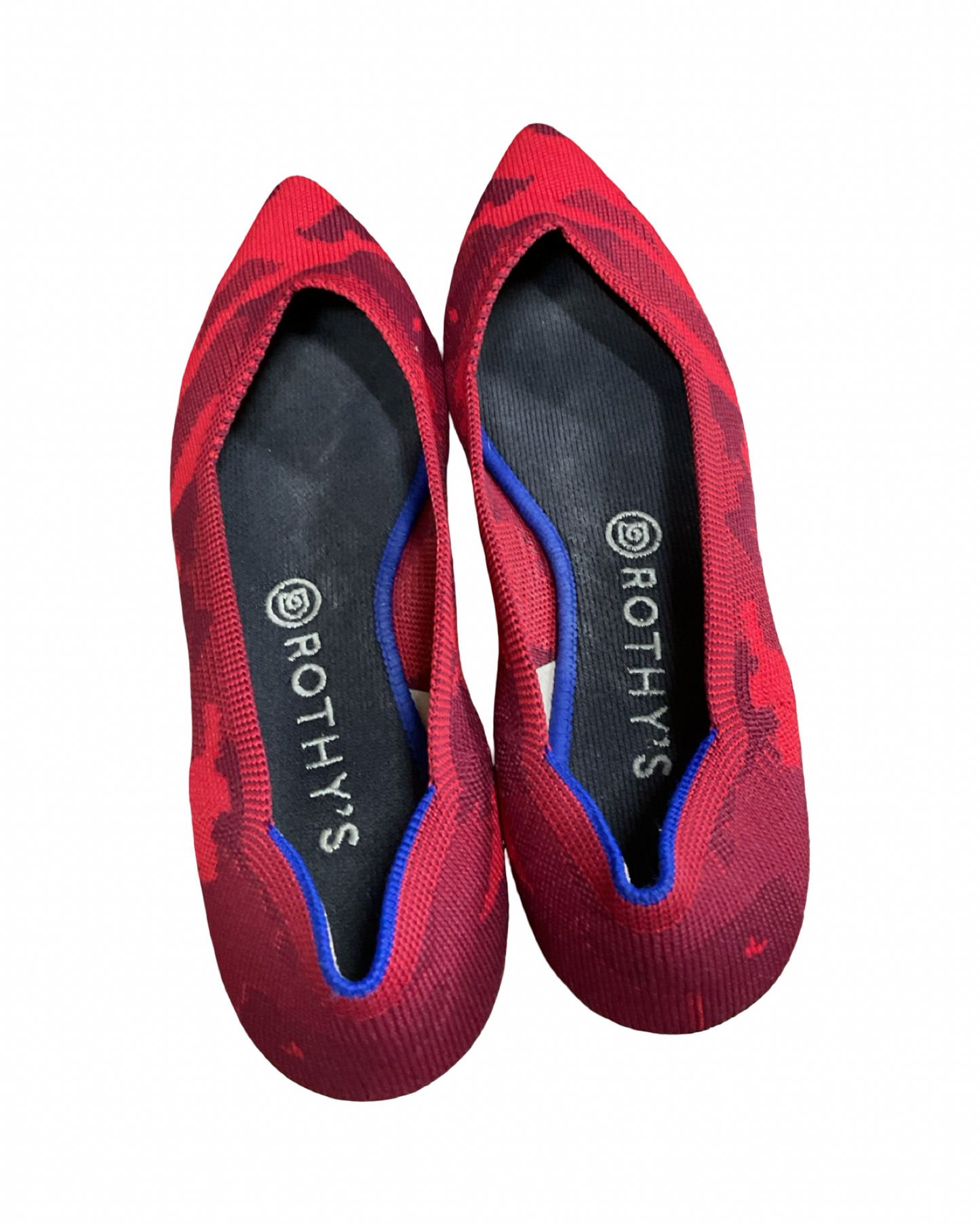 Shoes Flats By Rothys In Camouflage Print, Size:9.5