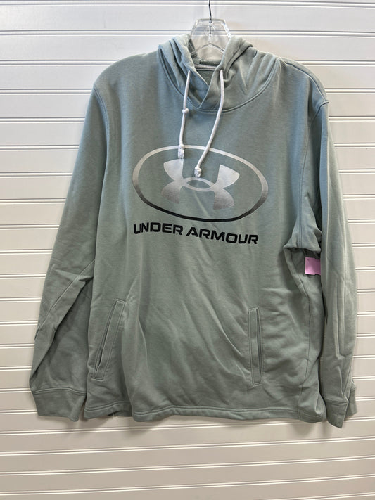 Athletic Sweatshirt Hoodie By Under Armour In Green, Size:Xl