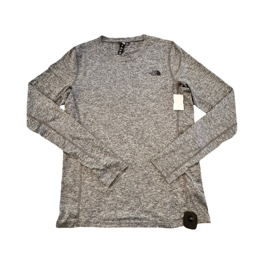 Athletic Top Ls Crewneck By The North Face In Grey, Size:M