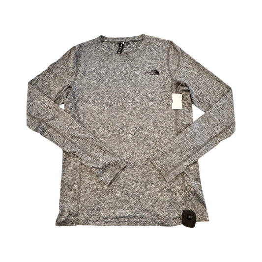 Athletic Top Ls Crewneck By The North Face In Grey, Size:M
