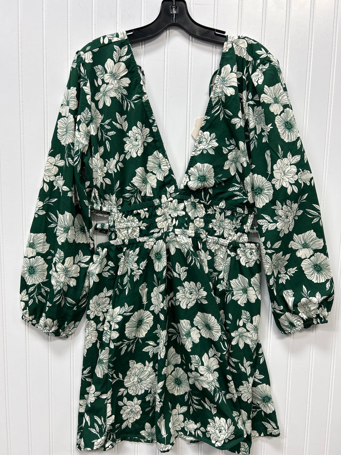 Dress Casual Midi By Indulge In Green, Size:Xl