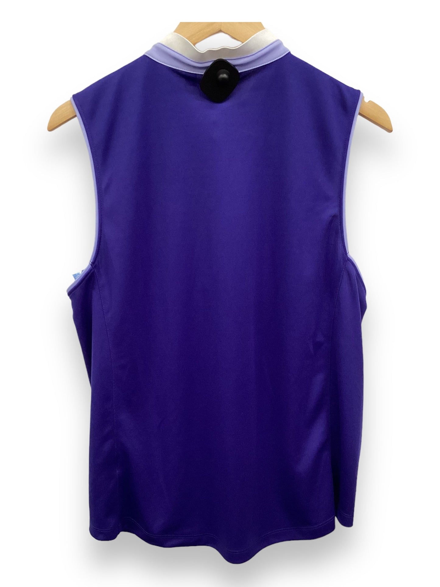 Purple Top Sleeveless Lady Hagen, Size Xl