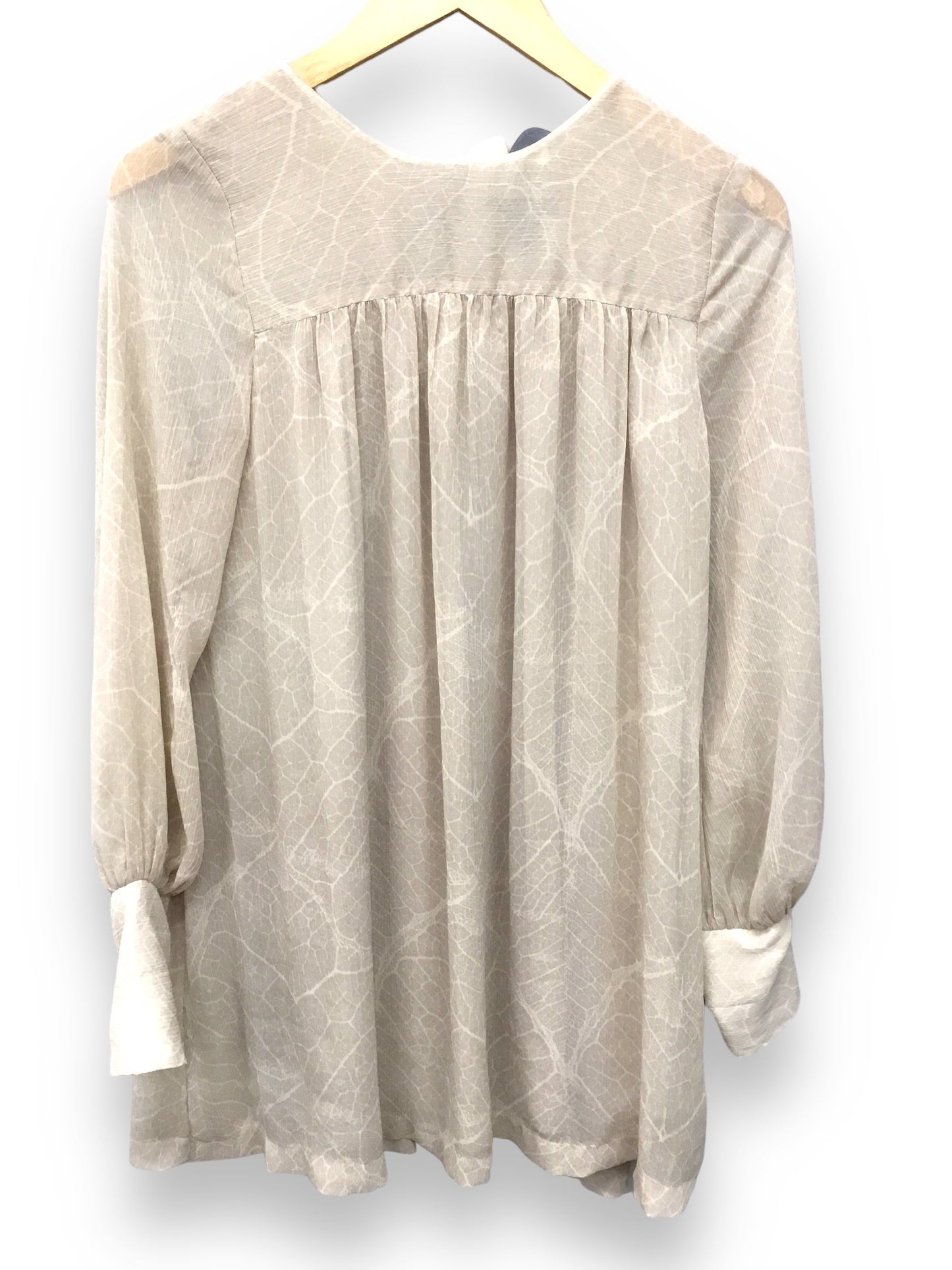 Top Long Sleeve Basic By H&m In Beige, Size: S