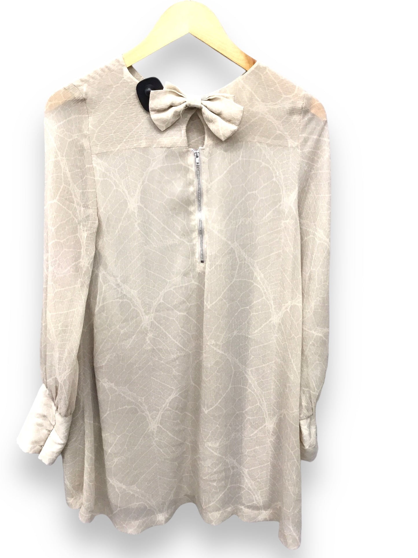 Top Long Sleeve Basic By H&m In Beige, Size: S