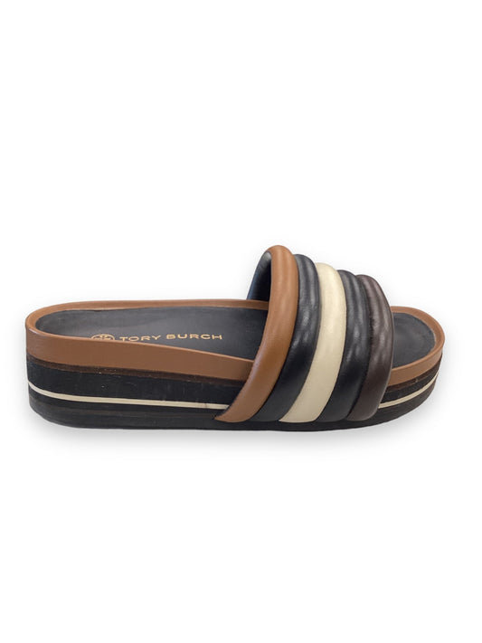 Brown Sandals Flats Tory Burch, Size 7