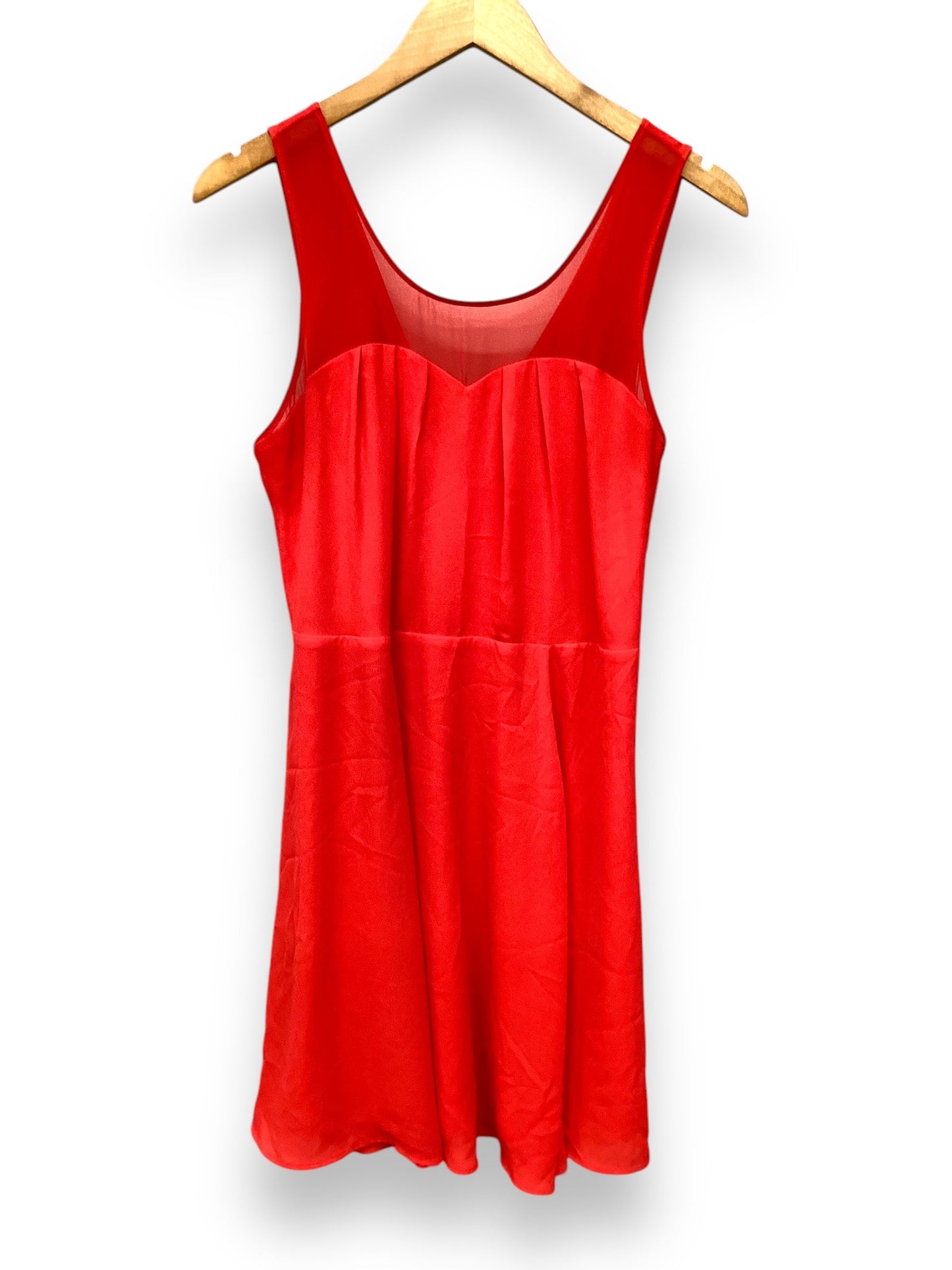 Dress Casual Short By Express In Red, Size: M