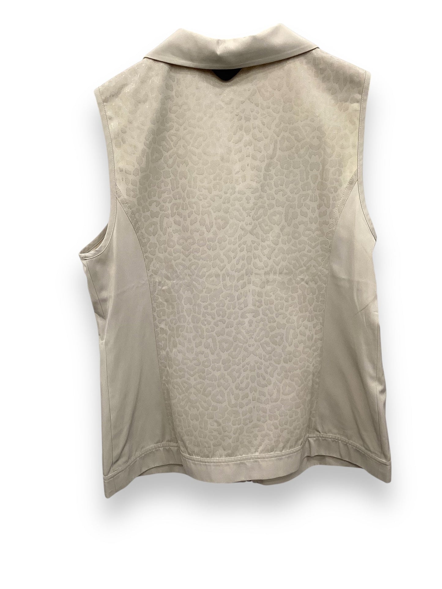 Vest Other By Christopher And Banks In Tan, Size: L