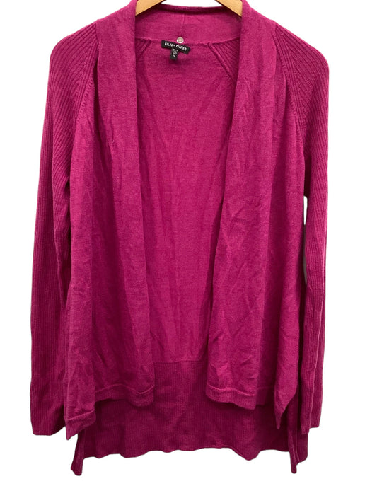 Cardigan By Eileen Fisher In Pink, Size: Xs