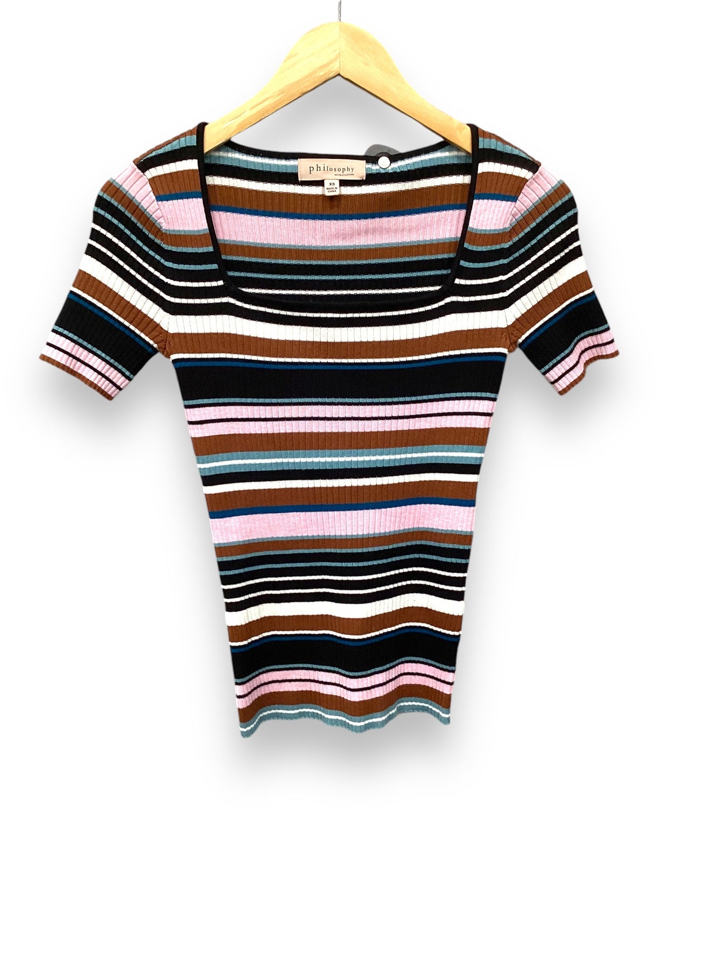 Top Short Sleeve Basic By Philosophy In Multi-colored, Size: Xs