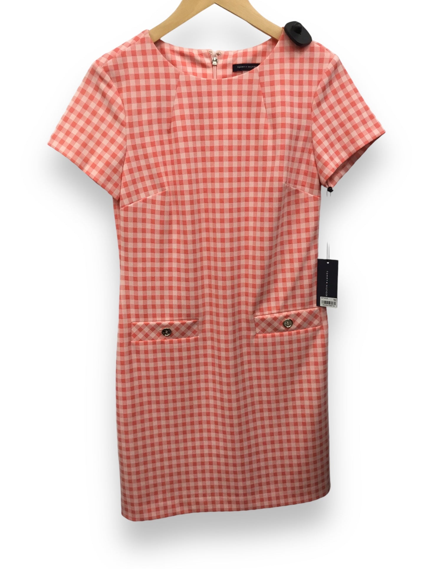 Dress Casual Midi By Tommy Hilfiger In Orange, Size: 4