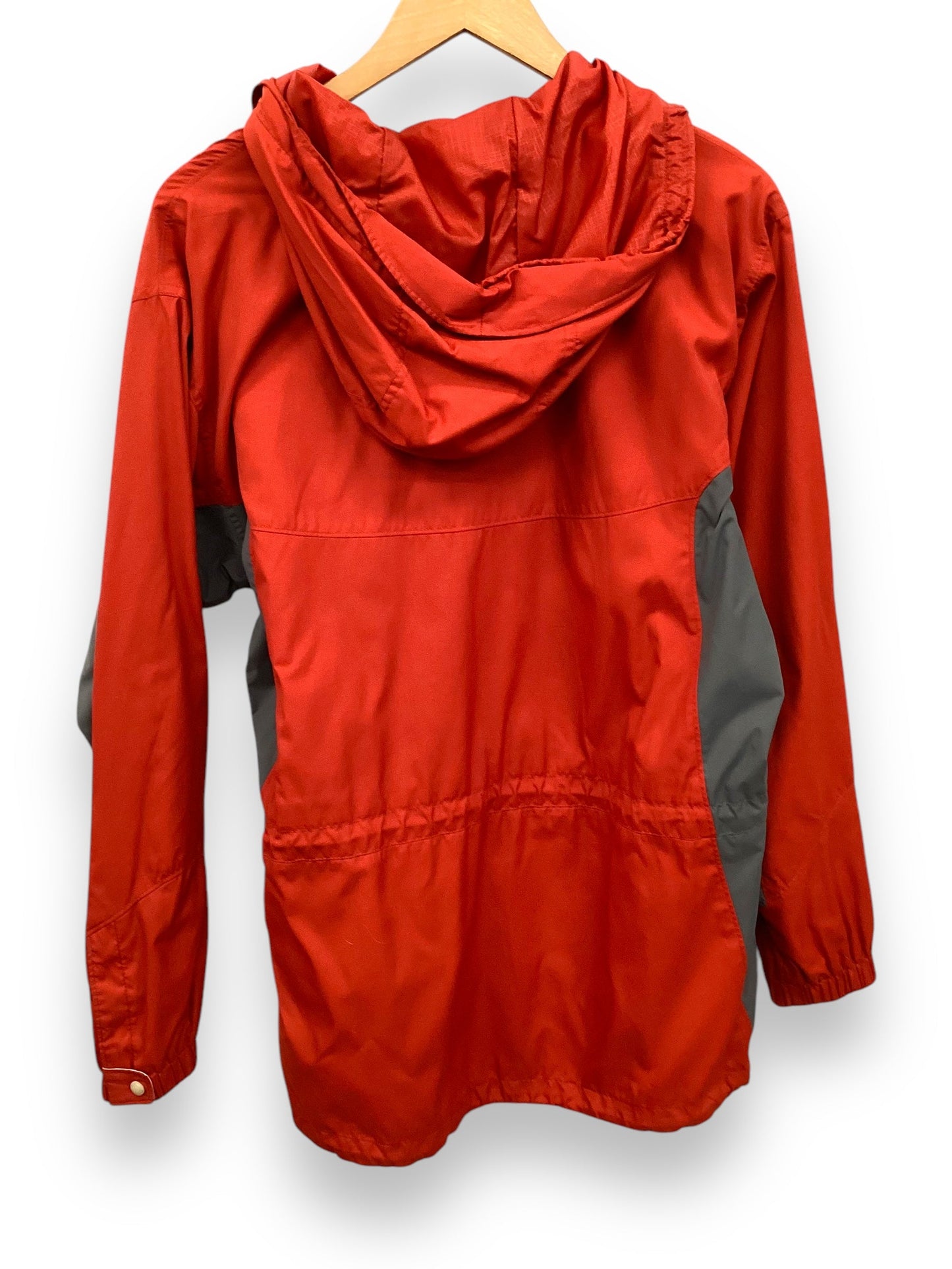 Jacket Windbreaker By Columbia In Orange, Size: L