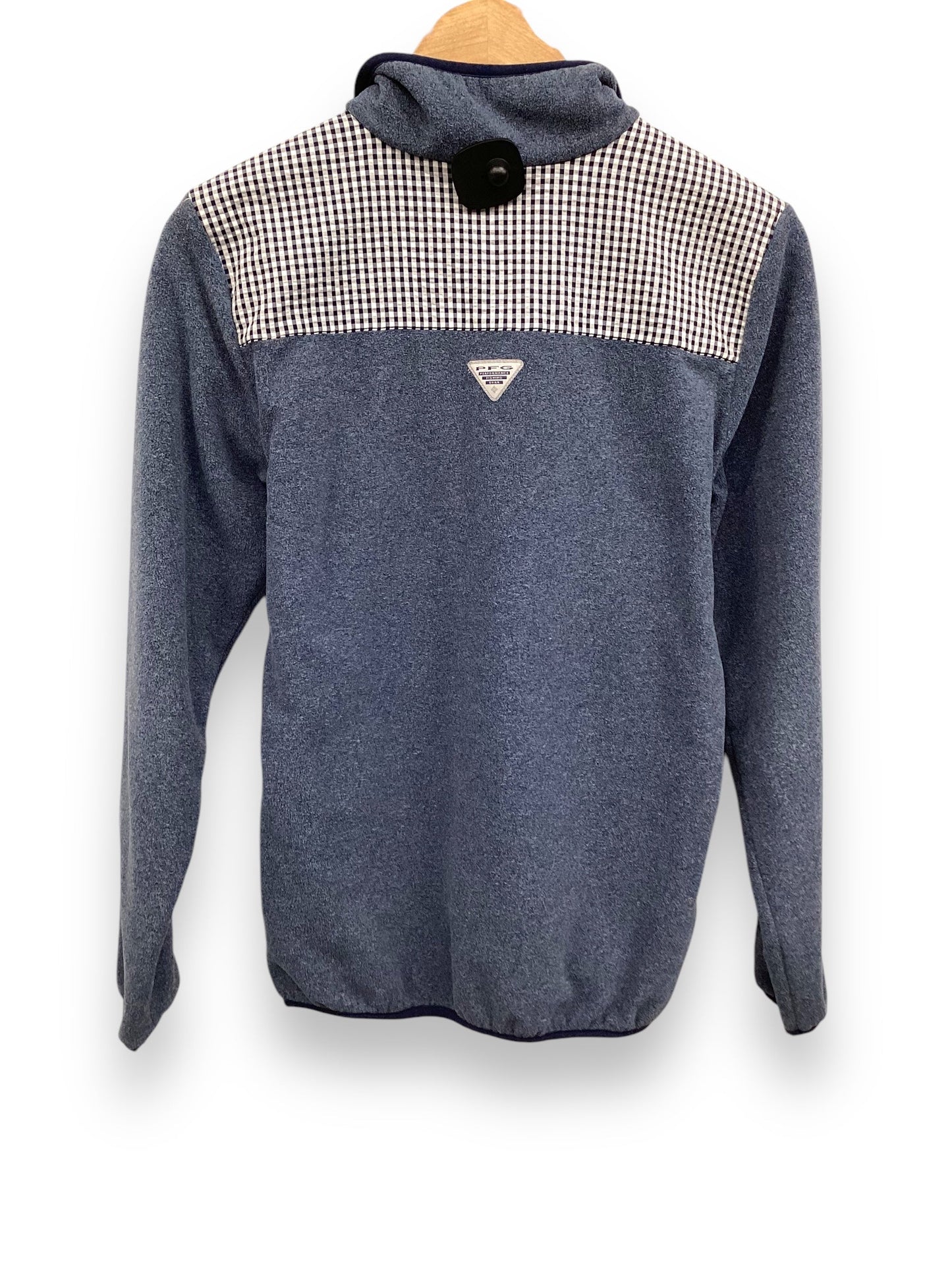 Athletic Top Long Sleeve Crewneck By Columbia In Blue, Size: S