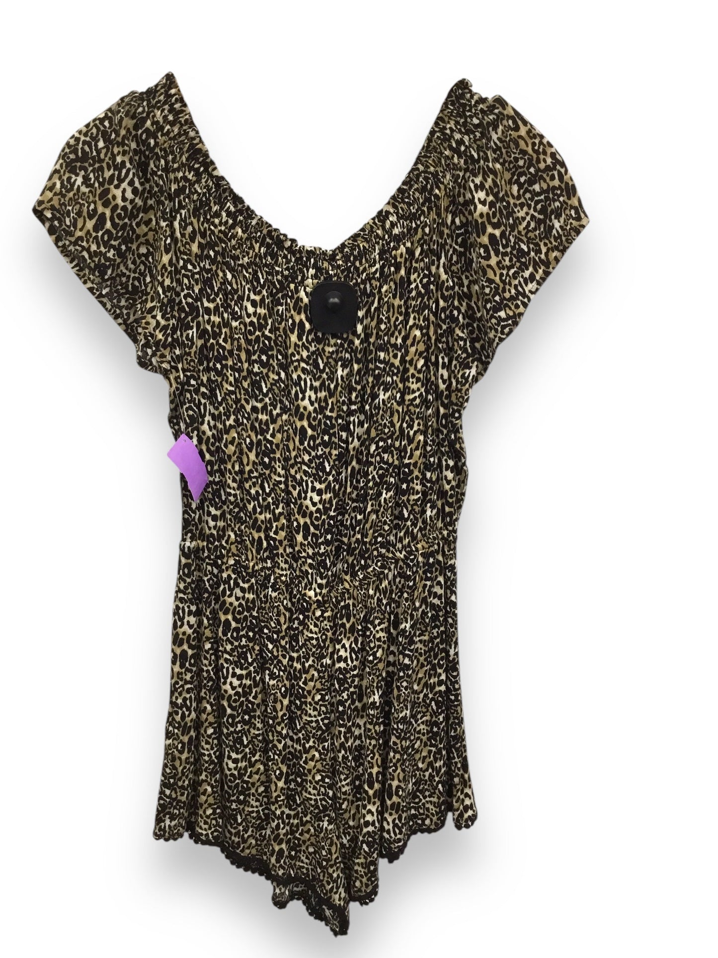 Romper By Rewind In Animal Print, Size: M