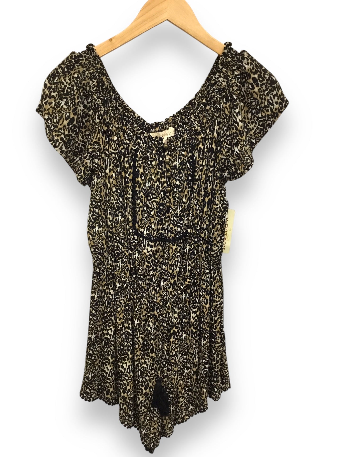 Romper By Rewind In Animal Print, Size: M