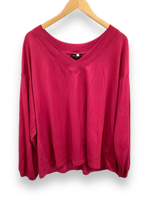 Sweater By Lane Bryant In Pink, Size: Xl