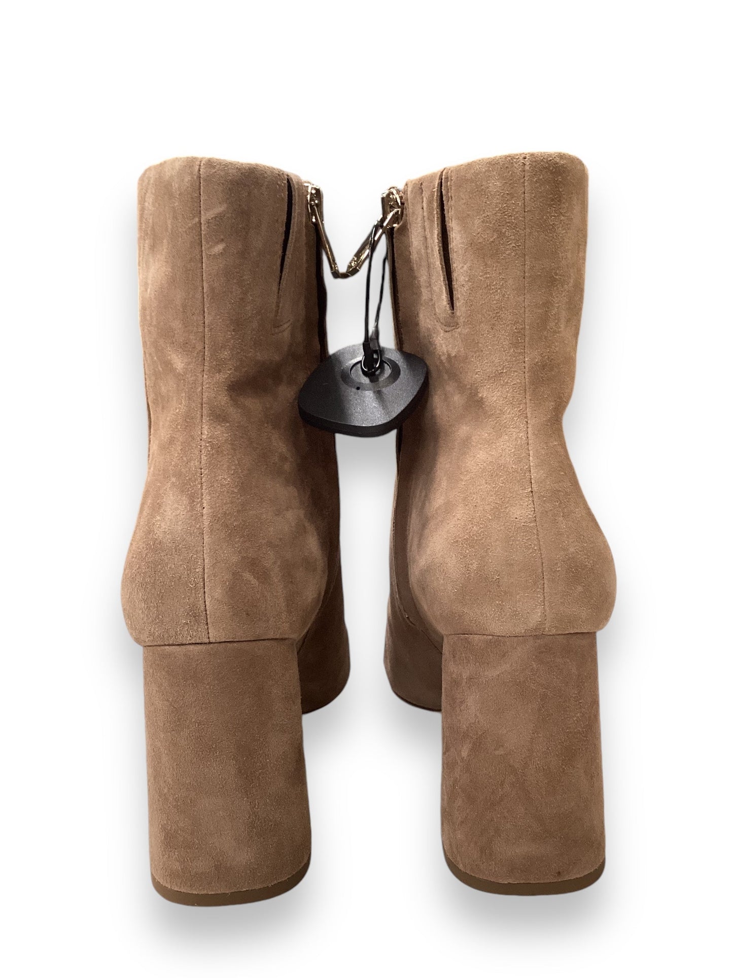 Boots Ankle Heels By Sam Edelman In Tan, Size: 10