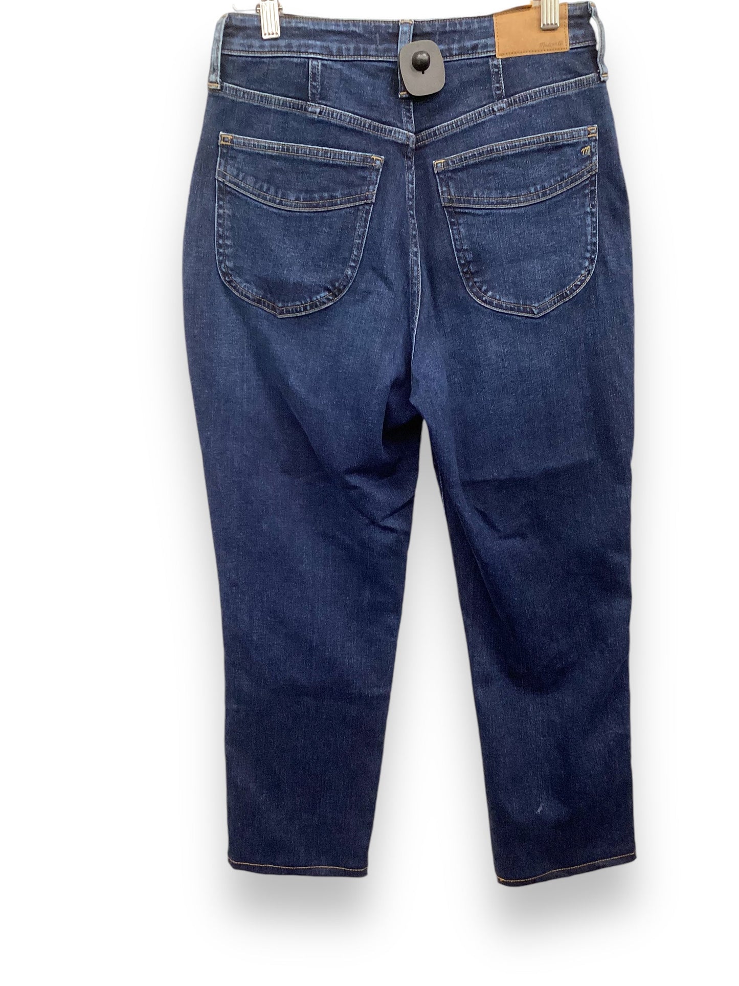 Jeans Straight By Madewell In Blue Denim, Size: 4