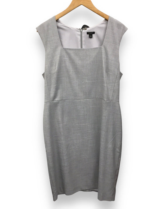 Dress Work By Ann Taylor In Grey, Size: 14