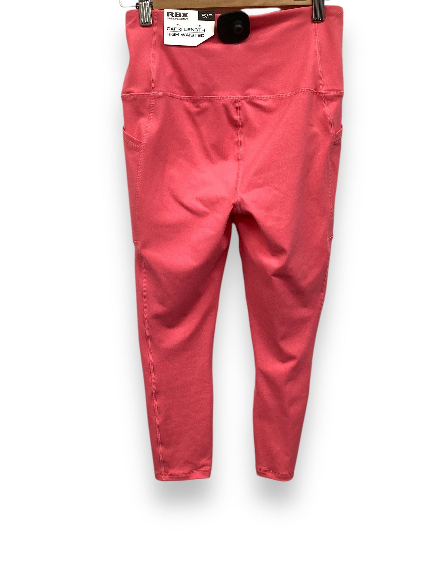 Athletic Leggings Capris By Rbx In Pink, Size: S