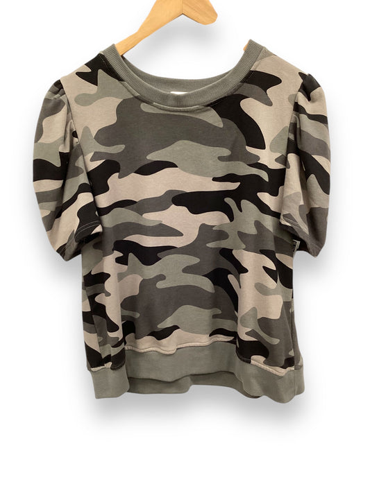 Top Short Sleeve By Cynthia Rowley In Camoflauge, Size: Xl