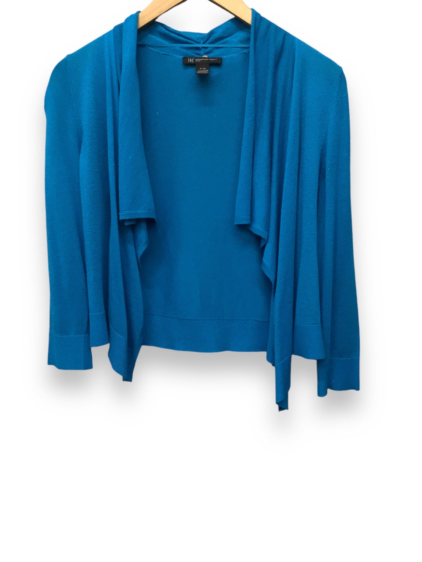 Cardigan By Inc In Blue, Size: M