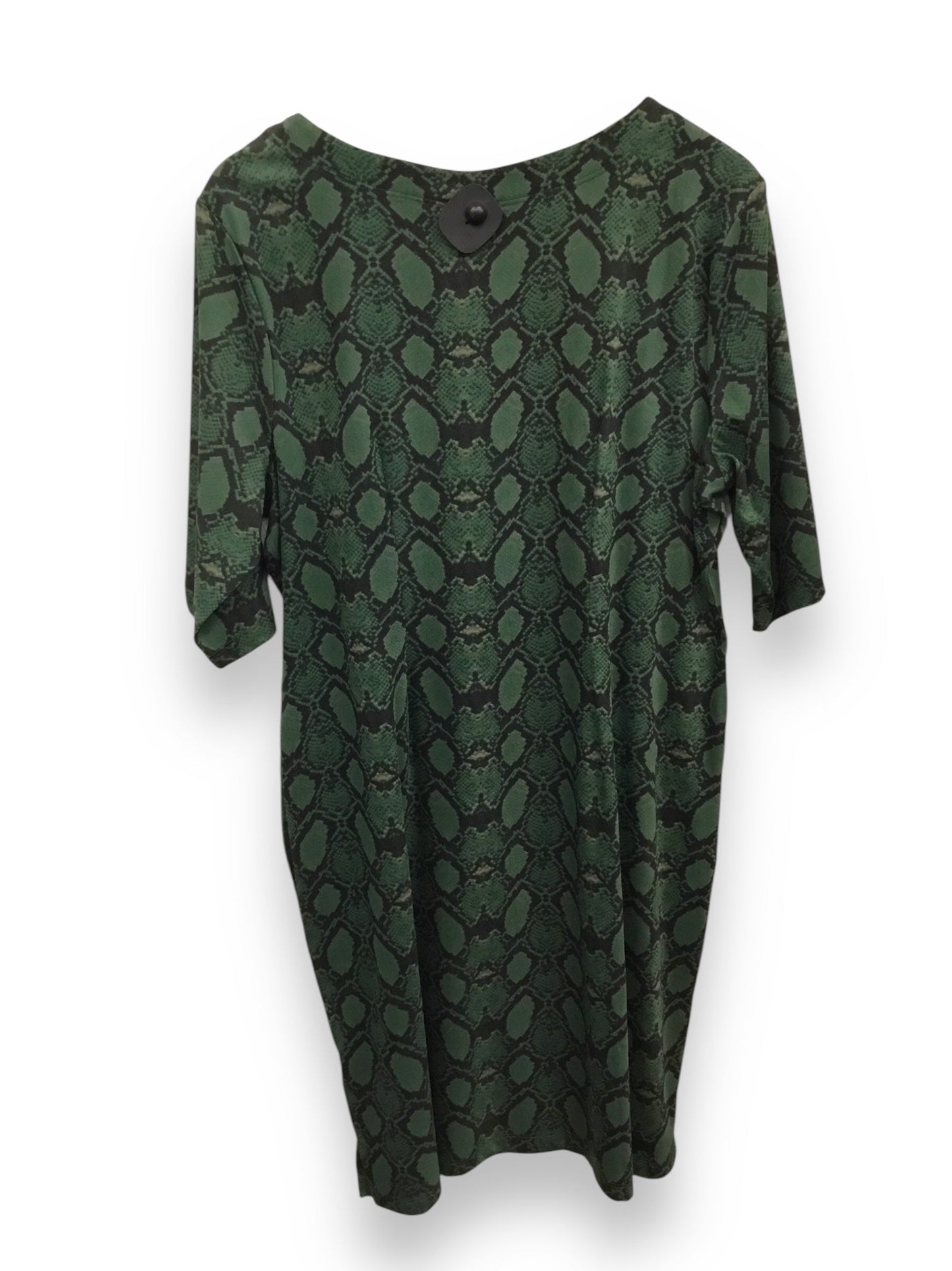 Dress Casual Midi By Clothes Mentor In Green, Size: L