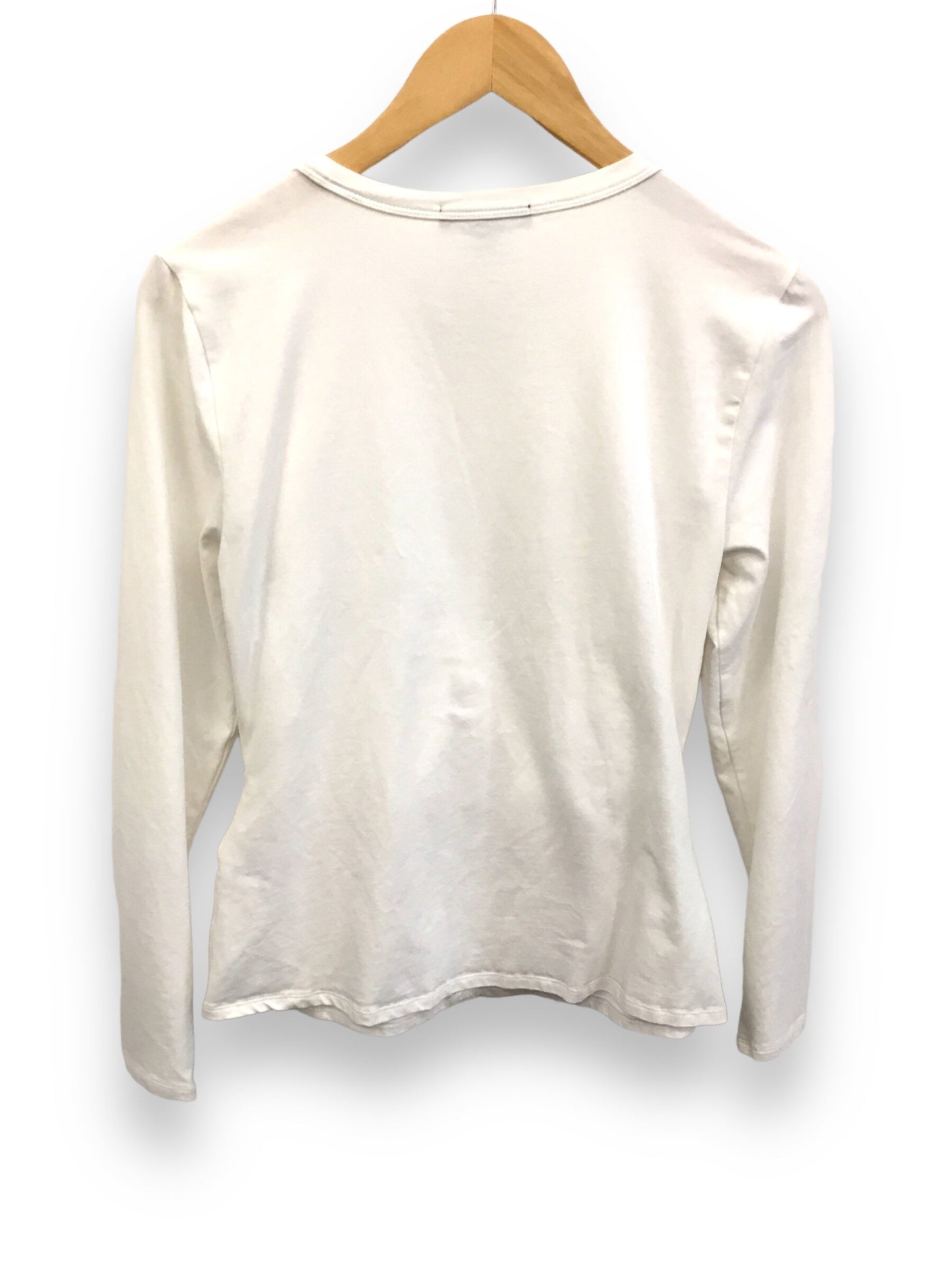 White Top Long Sleeve International Concepts, Size M