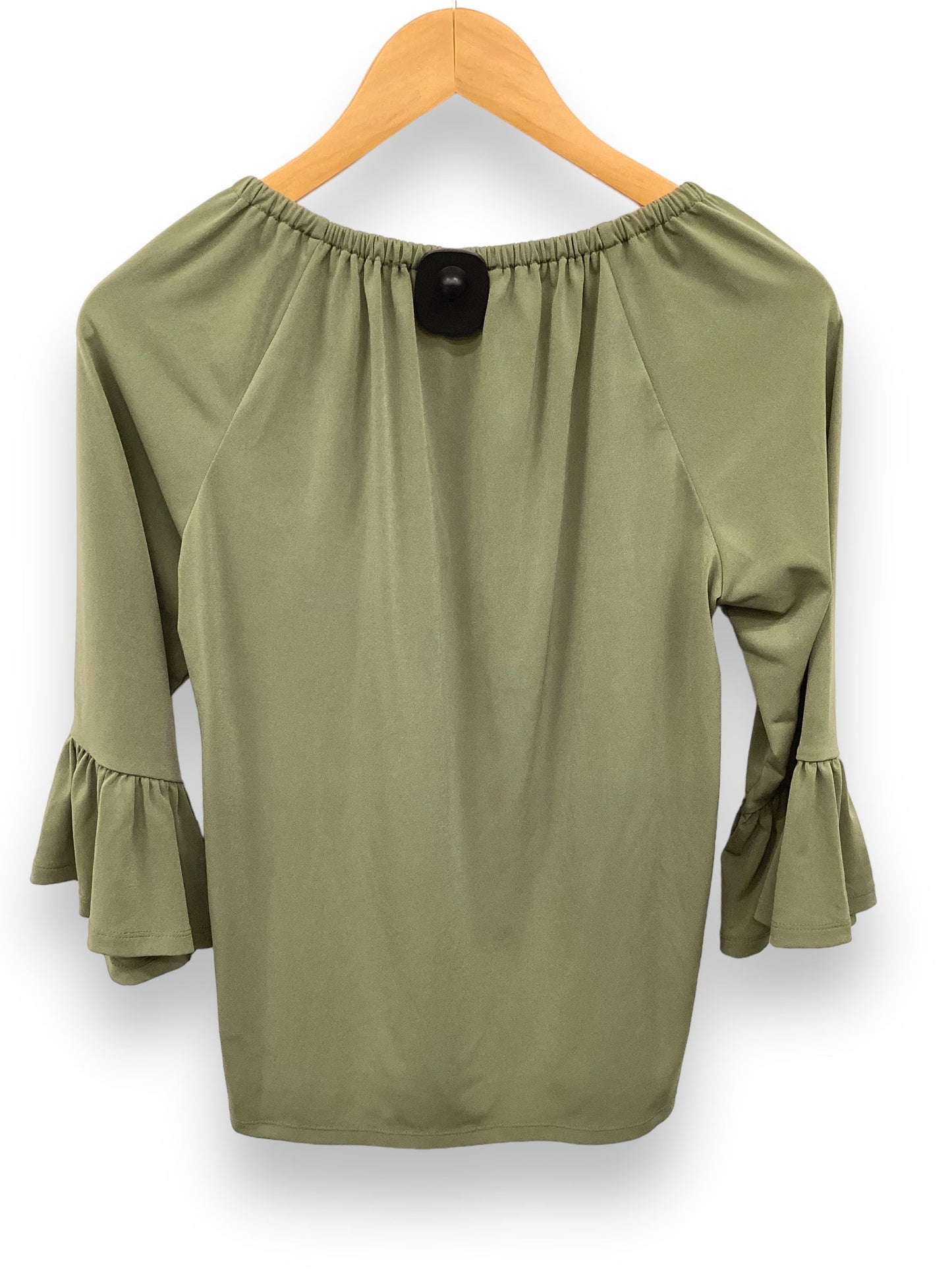 Green Top Long Sleeve Michael Kors, Size S