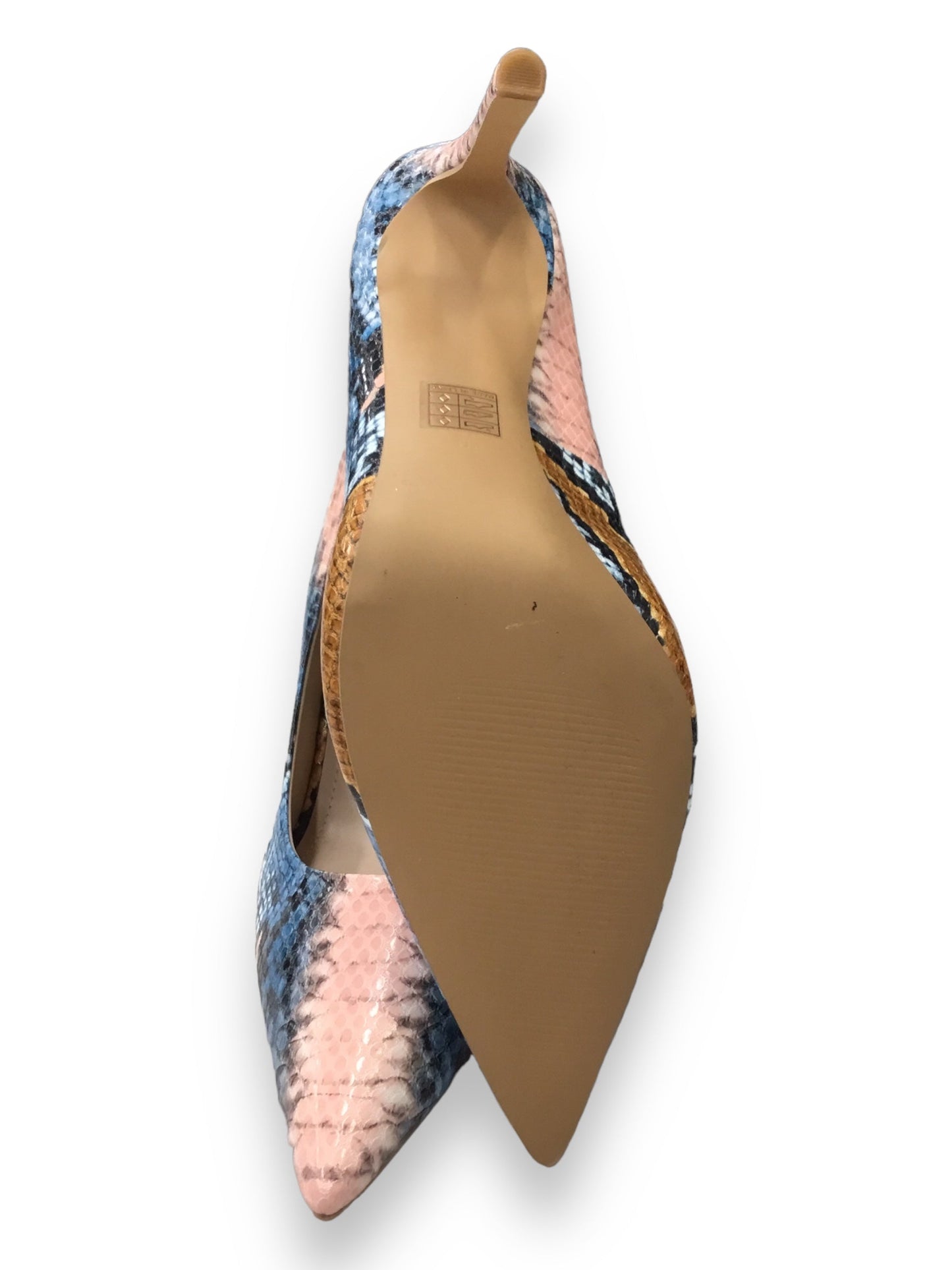 Blue & Pink Shoes Heels Stiletto Clothes Mentor, Size 10