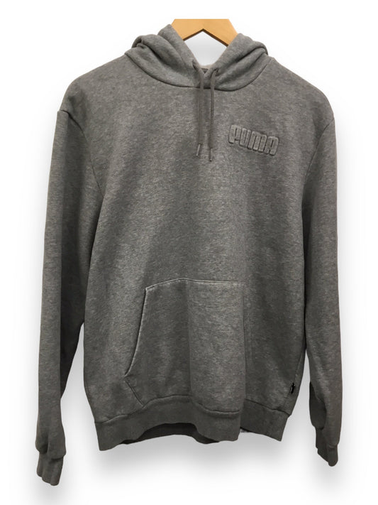 Grey Athletic Sweatshirt Hoodie Puma, Size L