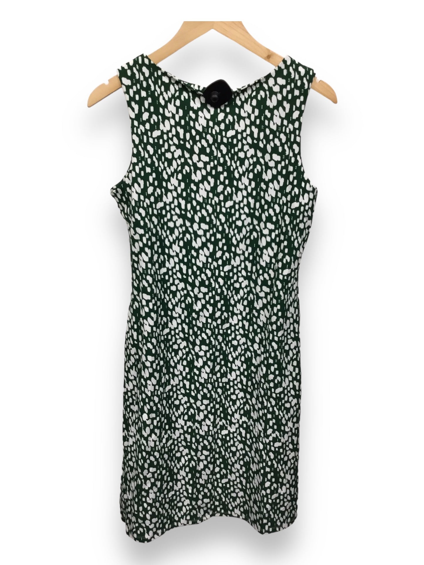 Green & White Dress Casual Midi Jude Connally, Size M