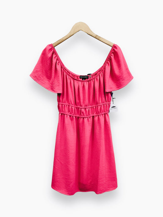 NWT Pink Dress Casual Midi Queens & Angels, Size L
