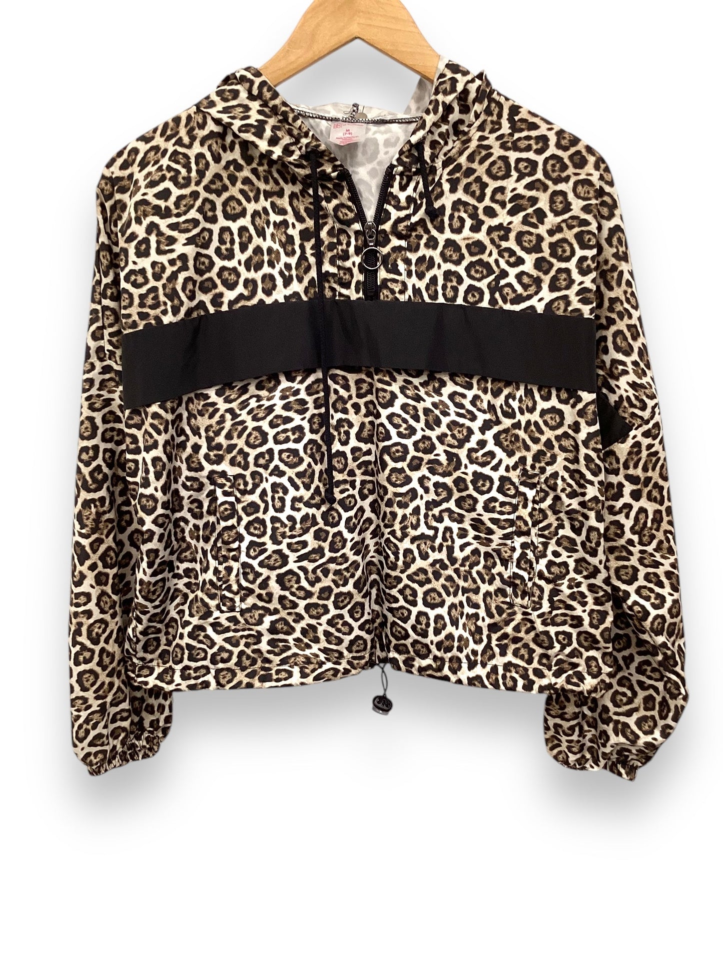 Jacket Windbreaker By No Boundaries In Animal Print, Size: M