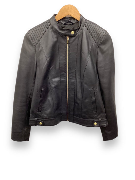 Black Jacket Moto Cole-haan, Size M
