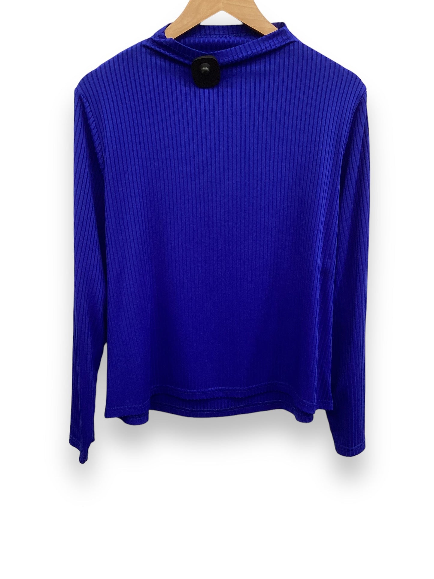 Top Long Sleeve By Shein In Blue, Size: 2x