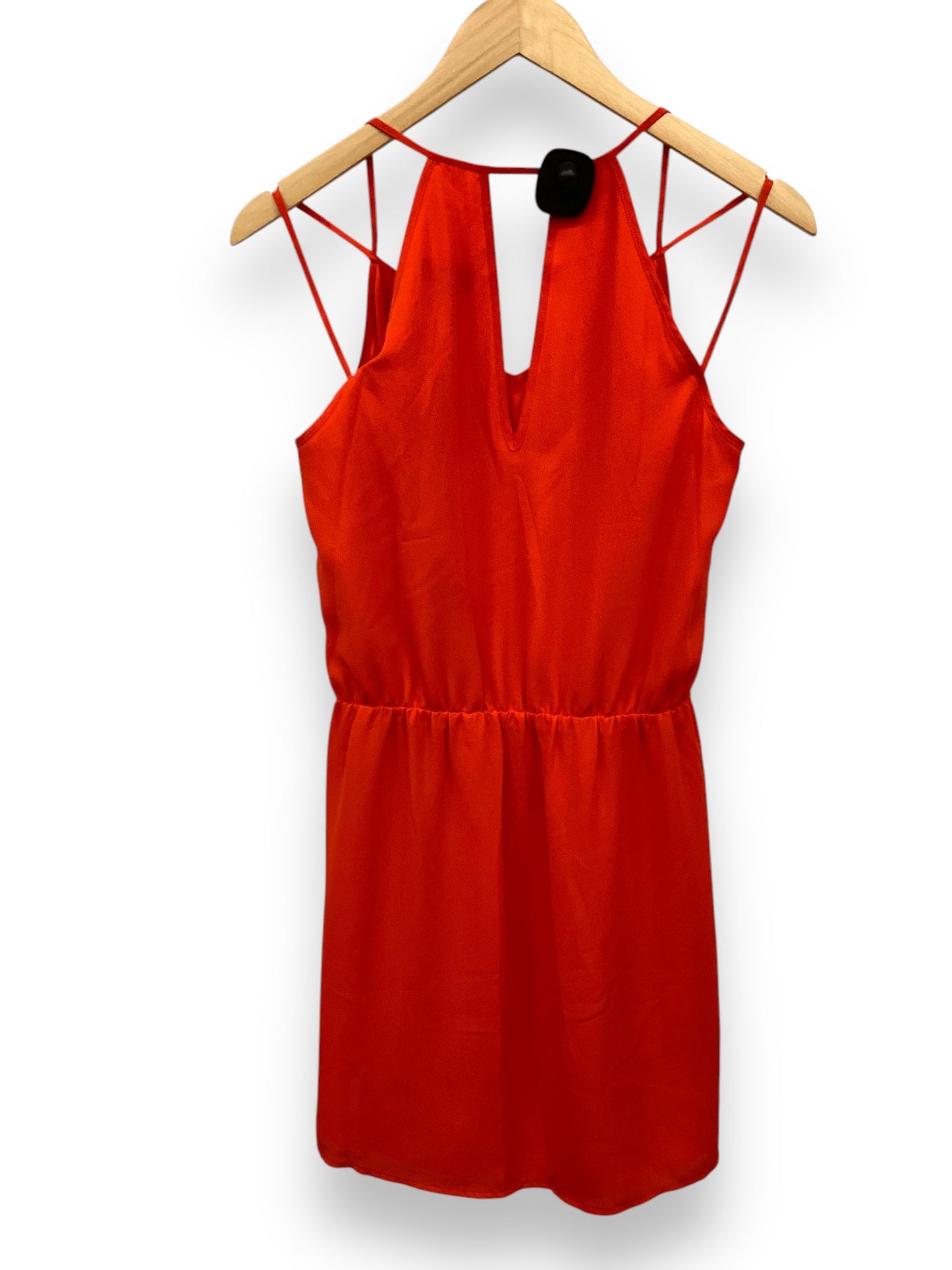 Dress Casual Midi By Banana Republic In Red, Size: Xs