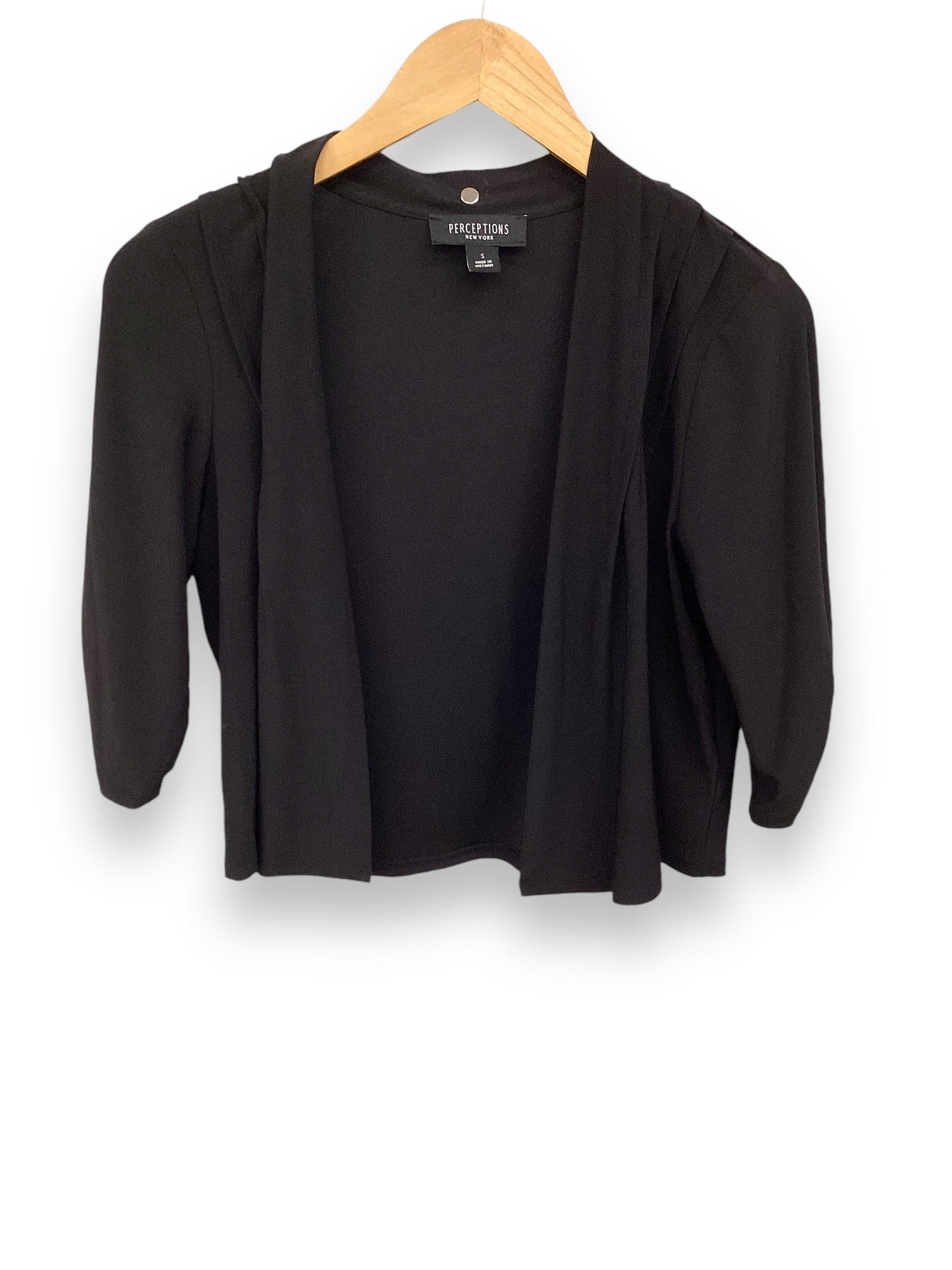 Cardigan By Perceptions In Black, Size: S