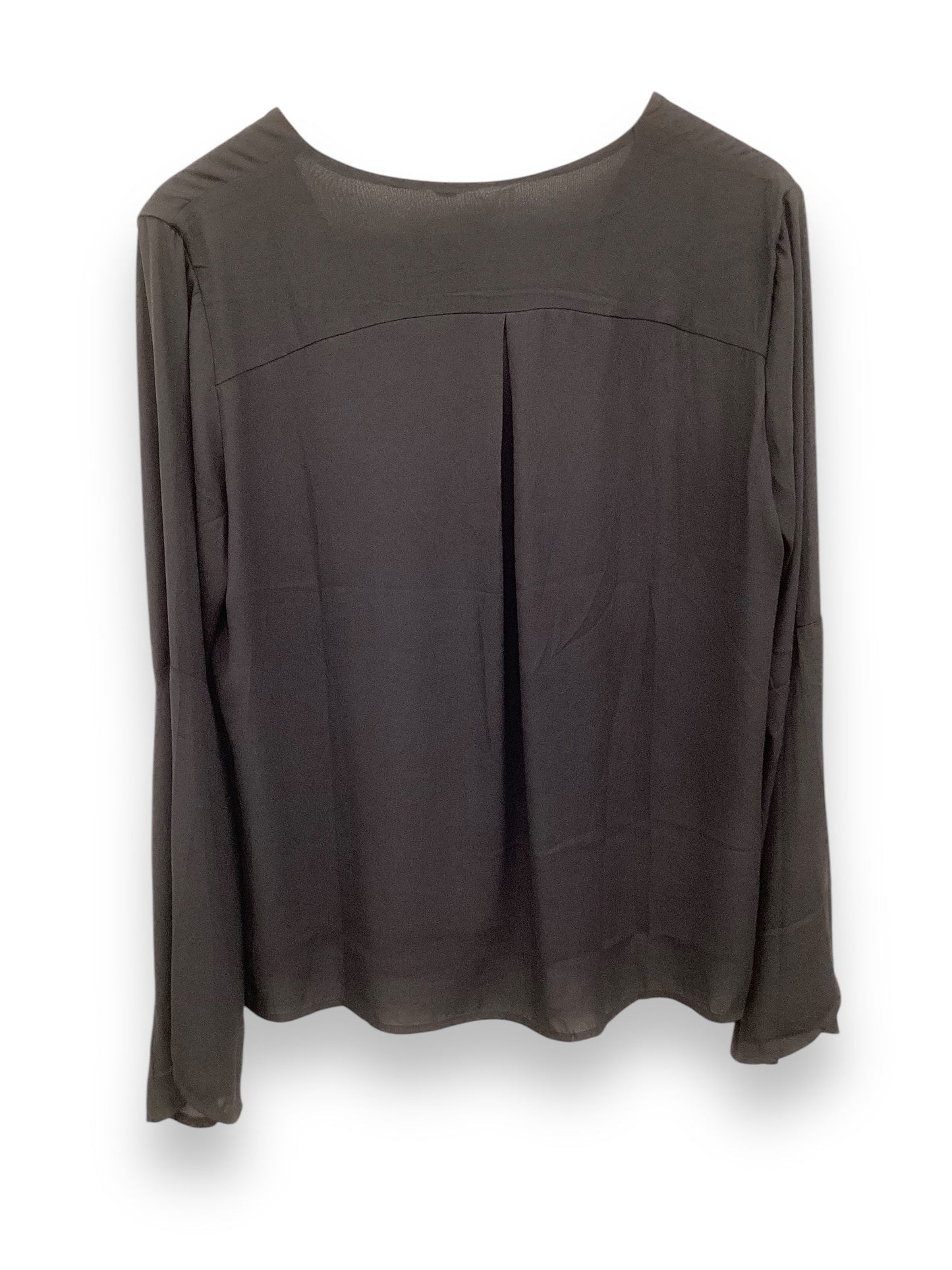 Top Long Sleeve By Lush In Black, Size: L