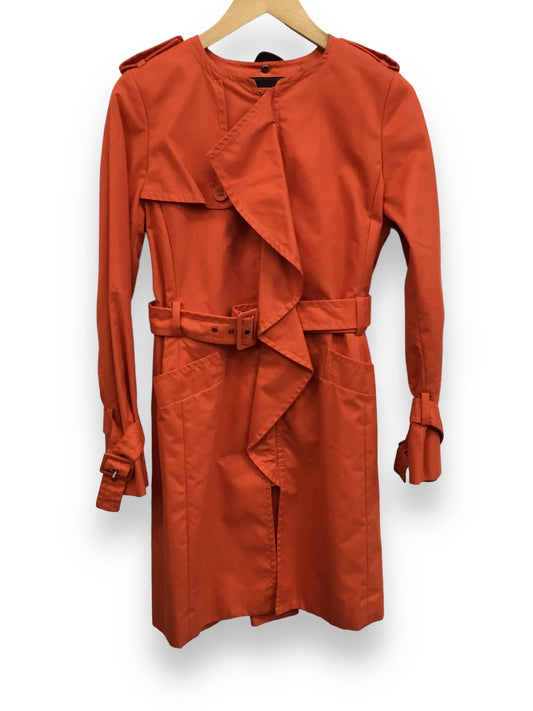 Coat Peacoat By Bcbgmaxazria In Orange, Size: S