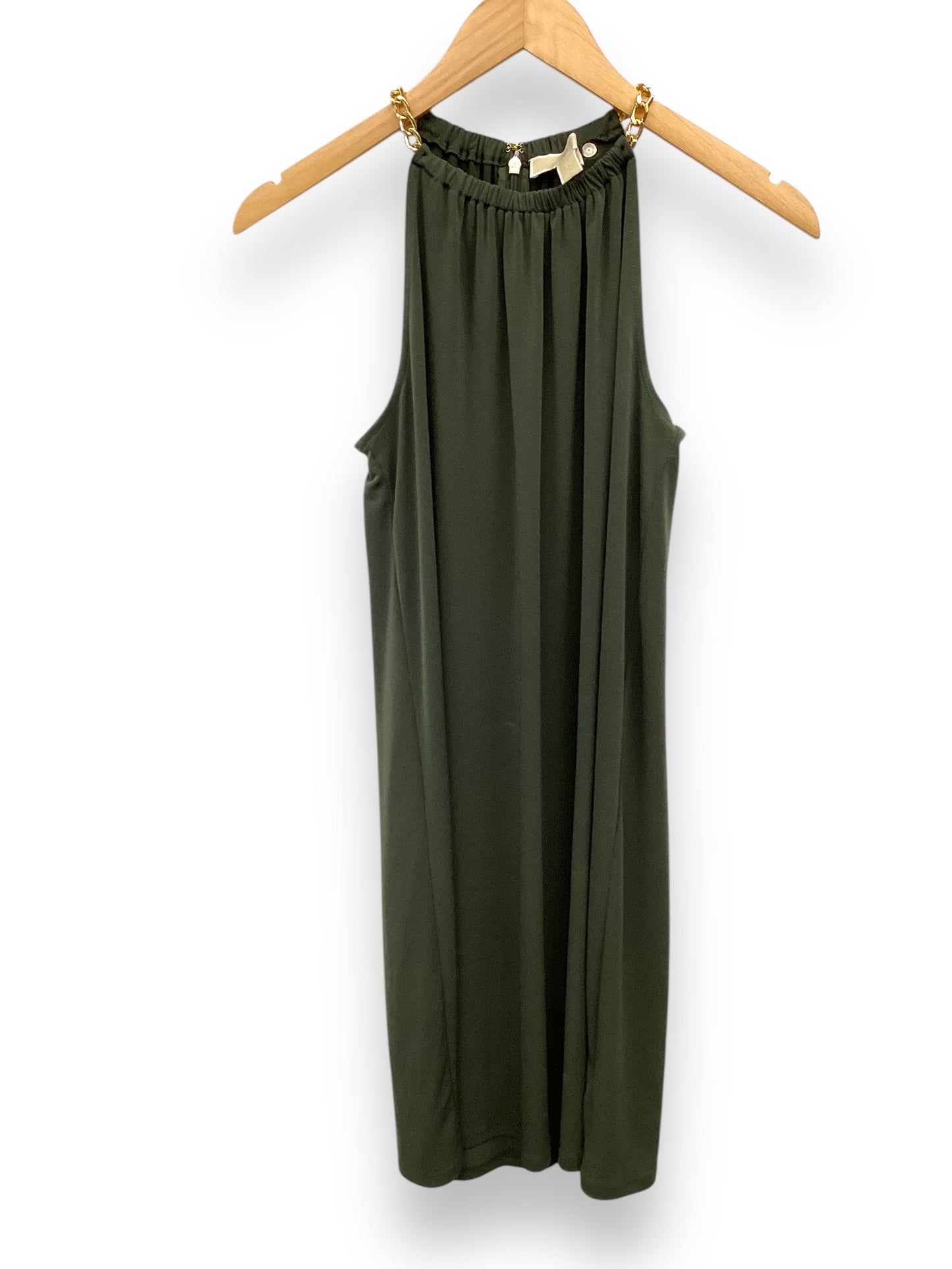 Dress Casual Midi By Michael Kors In Green, Size: Xs