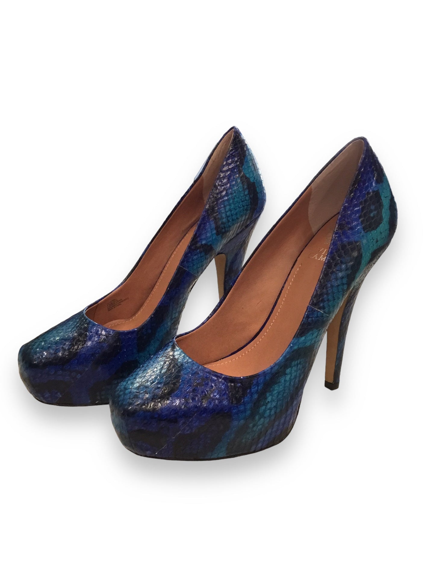 Shoes Heels Stiletto By Vince Camuto In Blue, Size: 7.5