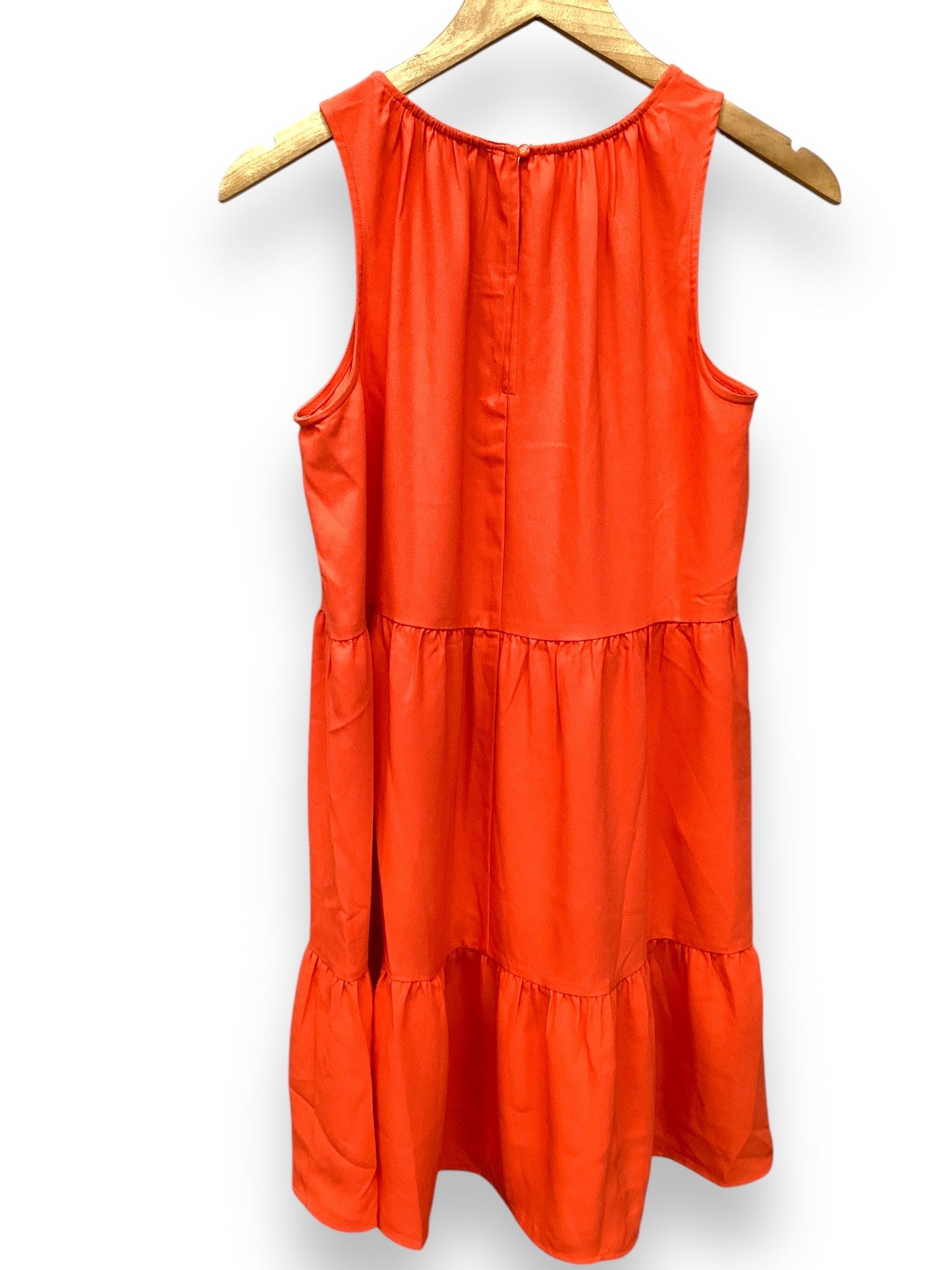 Dress Casual Midi By Loft In Orange, Size: M