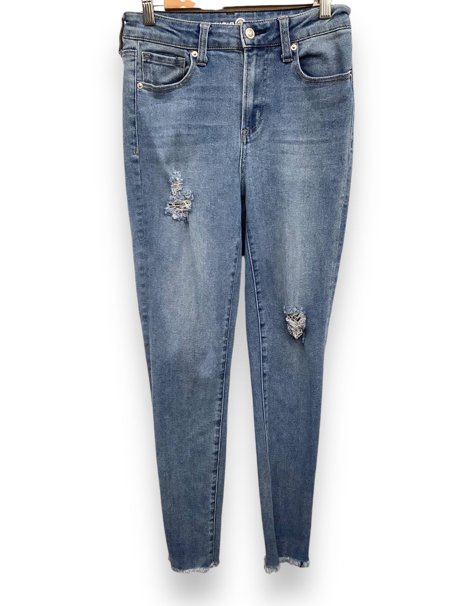 Jeans Straight By Max Studio In Blue Denim, Size: 6