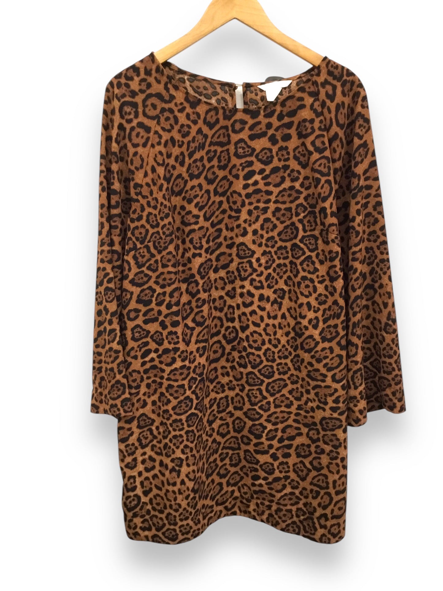 Dress Casual Midi By H&m In Animal Print, Size: Xl